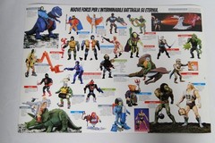 RARE original He-man Poster Italy Masters of the Universe Tyrantisaurus Rex