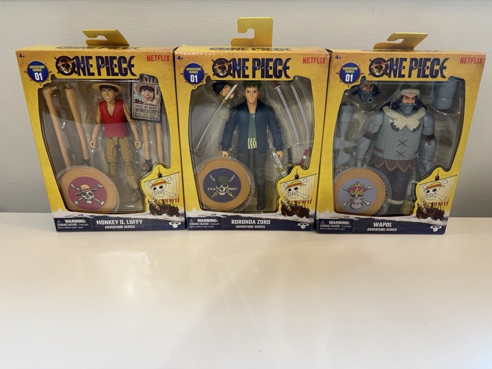 Moose Toys One Piece Adventure Series 01 MONKEY D. LUFFY, ZORO, WAPOL