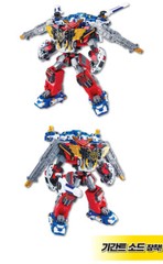 TOBOT V GIGANT SAVER Gigant-V Twin Blade 4-Integration Transforming Robot set