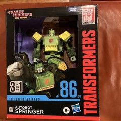 Transformers Studio Series Springer 86 Leader Class 3-in-1 Triple Changer NEW