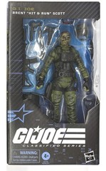 G.I. Joe Classified Series #188 Brent “Hit & Run” Scott 6″ Action Figure In Hand