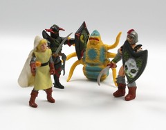 Vintage Dungeons & Dragons Lot LJN 1983 Mercion Drex Raging Roper Grimsword