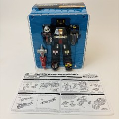 Vintage Bandai Power Rangers Lightspeed Rescue Supertrain Megazord Figure In Box