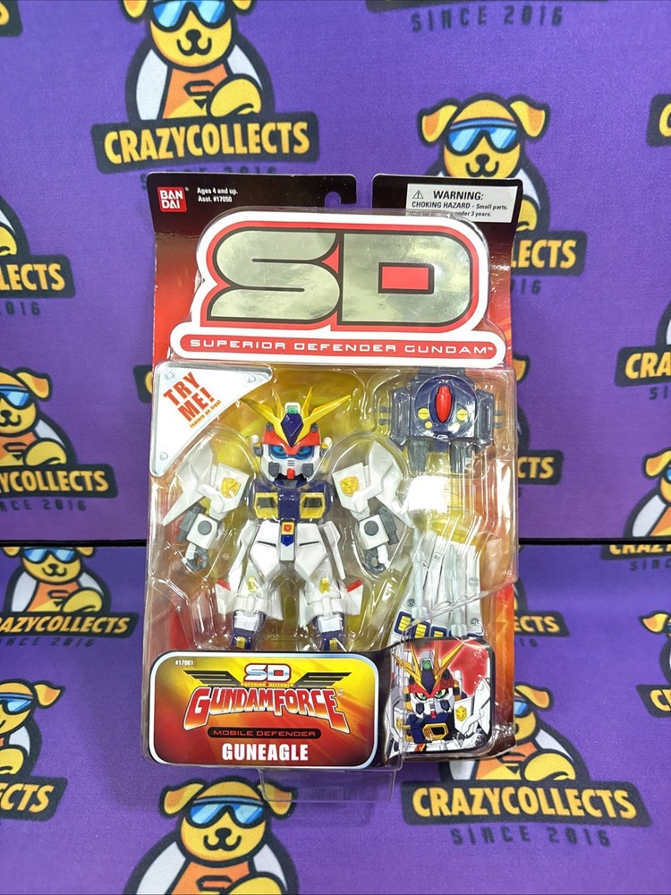 Bandai SD Superior Defender GUNEAGLE Gundam Robot Action Figure 5”