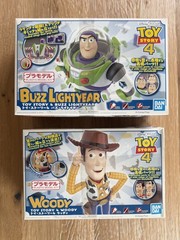 BANDAI Disney Pixar Toy Story 4 Woody & Buzz Lightyear Figure Plastic Model Kit