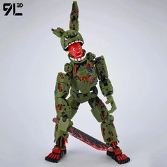9L3D Printed FNAF Freddy Fazbear Springtrap Action Figure Collectible