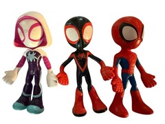 Lot of 11 Modern Spider Man Toys Mixed Lot Get everything you see pictured!