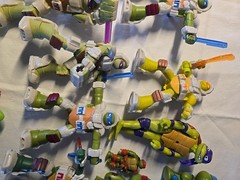 TMNT Lot of 15 Collectible Figures Various Years and Characters