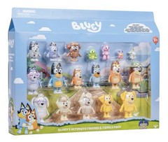 Bluey Ultimate Friends & Family Figure Pack Target Exclusive 18 Piece Set Rare