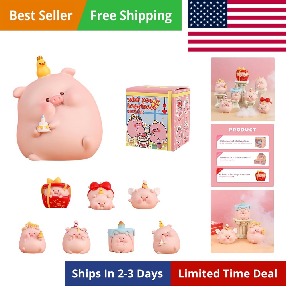 Wish You Joy Series Blind Box Figures, Random Design Action Figures Collectib…