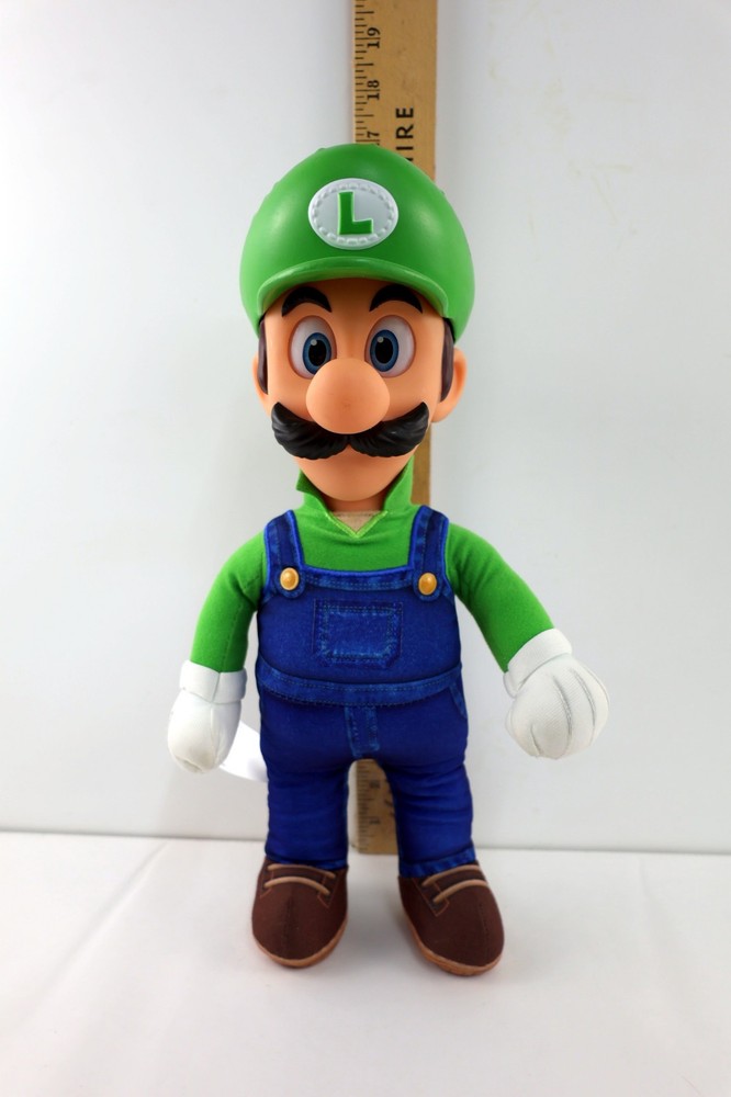 2023 Nintendo Super Mario Bros Movie 15″ LUIGI Figure Toy Jakks Pacific