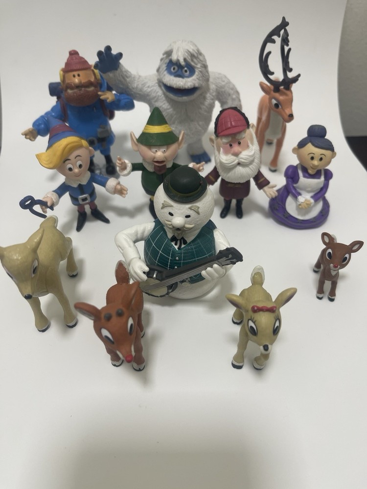 2003 Playing Mantis Rudolph Red Nose Reindeer Forever Fun Set Of 12 Yukon Hermes