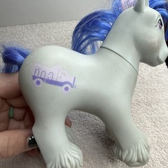 Vintage My Little Pony G1 Big Brother Ponies MLP 4 Speed Trucker 87-Description