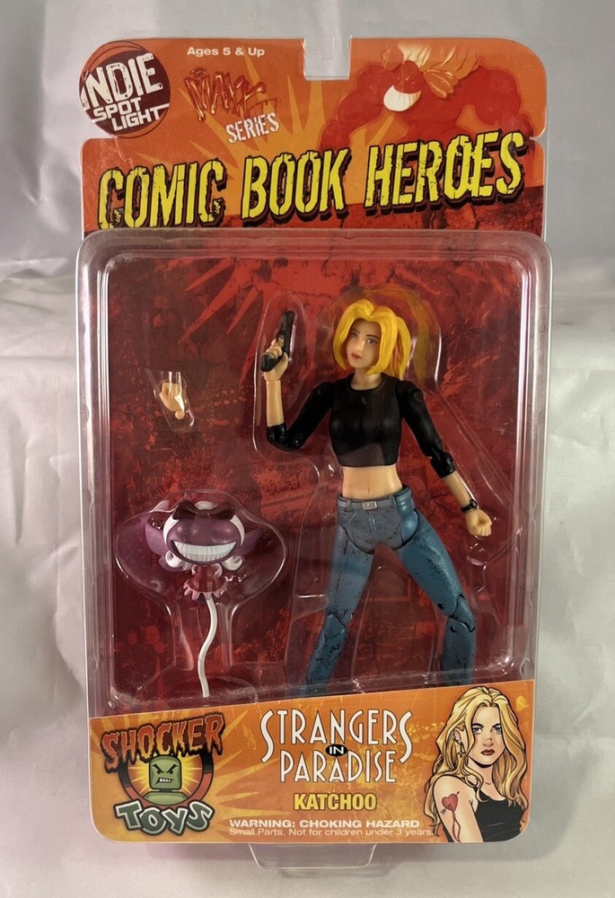 Shocker Toys Strangers in Paradise Comic Book Heroes Katchoo New
