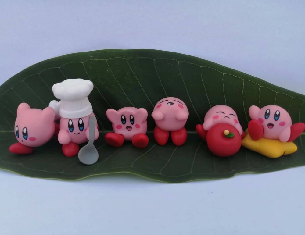 lot of 6 Kirby mini FIGURE 2cm-3cm
