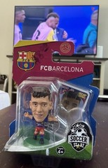 SoccerStarz Neymar Jr FC Barcelona Plastic Figure w/ Top Trumps Card NIB