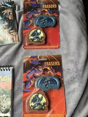 Gargoyle, Bundle, Lunchbox, Notepads & Erasers Advert Cards And Burger King Toys
