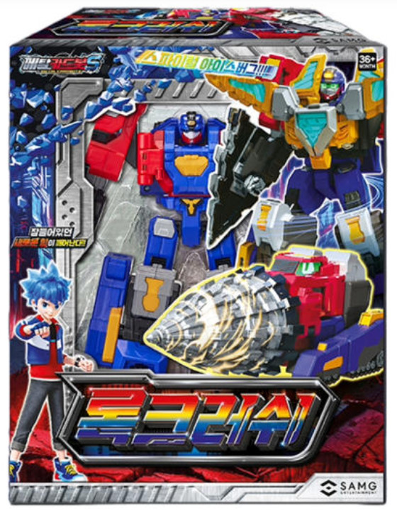Metal Cardbot S : ROCK CRUSH 록크러쉬 Transforming Robot Car Action Figure Genuine