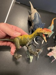 Lot of 8 Various Jurassic World Dinosaur Action Figures Mattel 2015 – Modern