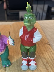 Vintage 1991 Jim Henson Dinosaurs TV Show Action Figures Complete Set 6 Hasbro