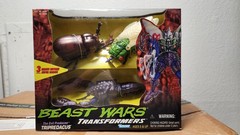 Transformers Beast Wars Tripredacus NEW Sealed 1997 Ram Horn Sea Clamp Cicadacon