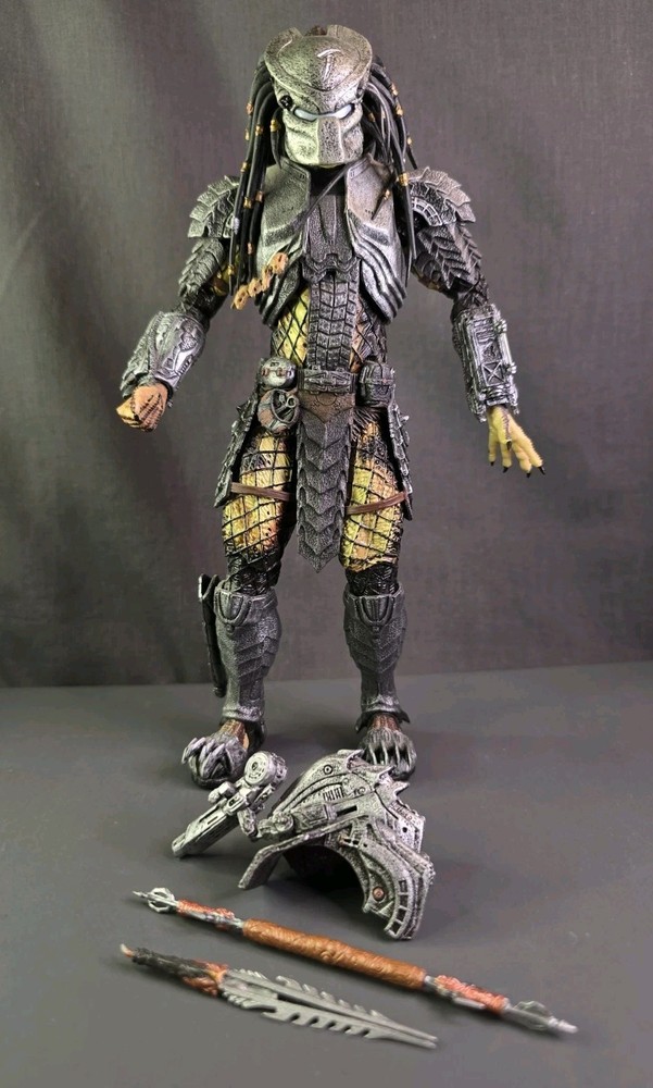 NECA Alien Vs predator AVP Masked Scar predator 7″ Figure INCOMPLETE