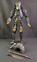 NECA Alien Vs predator AVP Masked Scar predator 7″ Figure INCOMPLETE