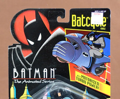 BATMAN THE ANIMATED SERIES BATCYCLE VEHICLE TURBO SOUND WHEELIE ACTION