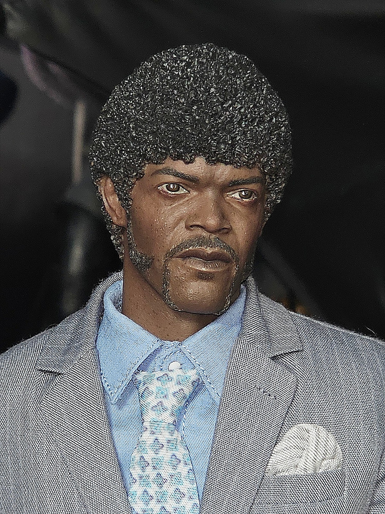 Pulp Fiction Jules Winnfield headsculpt for Hot Toys