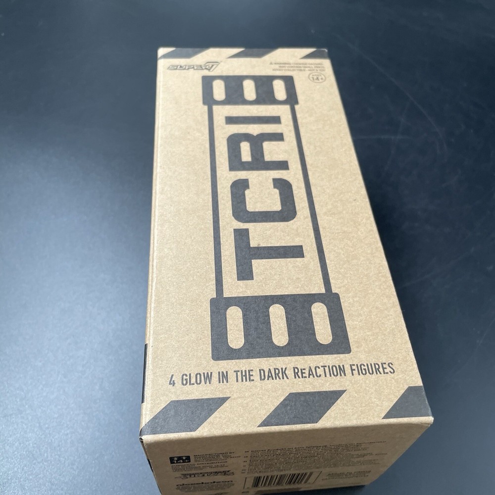 F5 SDCC Exclusive Super 7 TMNT Ninja Turtles TCRI CANISTER Reaction Figure Pack