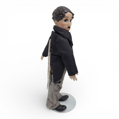 Presents Charlie Chaplin Collector Doll P3785 1990 Cane Accessory Vintage Figure