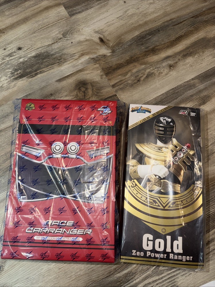 SooSoo Toys 1/6 Power Rangers Red Turbo Ranger Lot