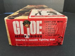 Vintage Original Hasbro G.I. Joe Action Soldier 7500 Double (TM) Box Lid Only