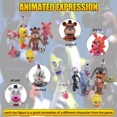 Action Figure Toy, 18 Pcs Game Figures Toys, Movable Joints Toys Dolls, Collecti