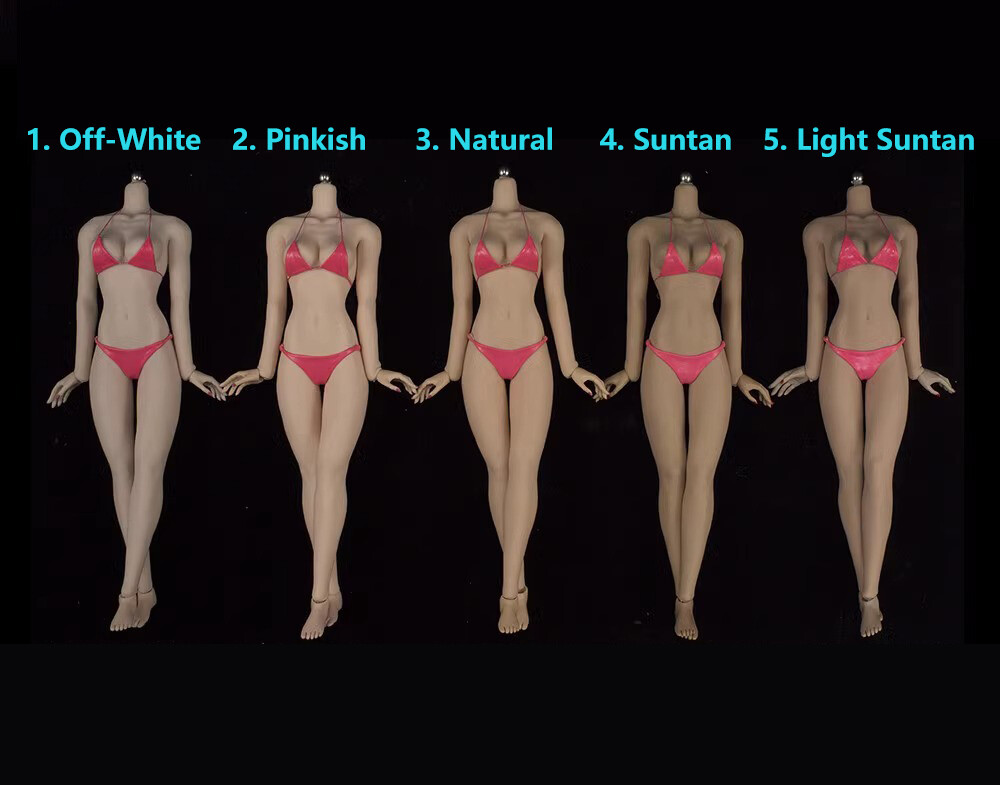 1/6 Scale 12″ Female Super Flexible Seamless Figure Body Miniature Collectible