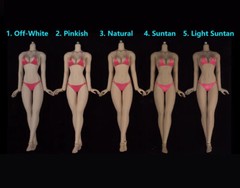 1/6 Scale 12″ Female Super Flexible Seamless Figure Body Miniature Collectible