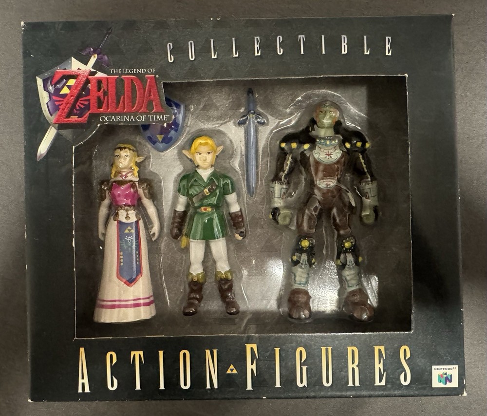 Legend of Zelda Ocarina of Time Limited Collectible Action Figures 3-pack (N64)