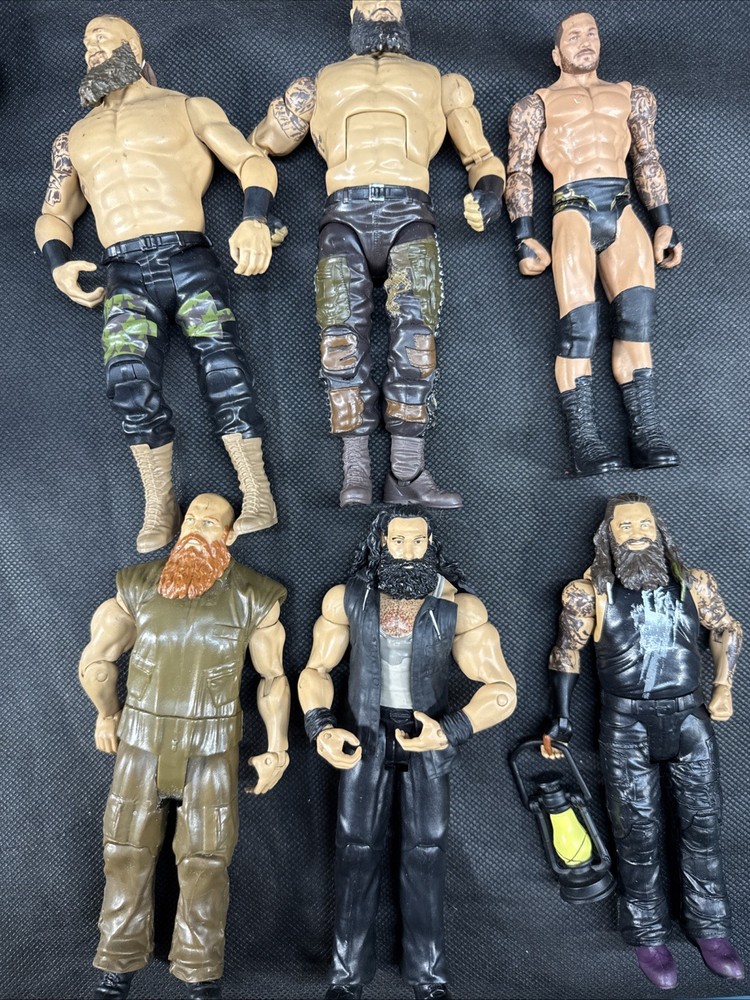 WWE Action Figures – Lot Of 6 Wyatt Family Bray, Strowman, Orton, Harper & Rowan
