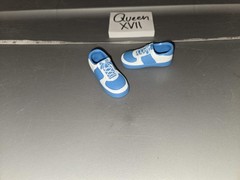 1/6 Scale Modern Era Blue and White Sneakers