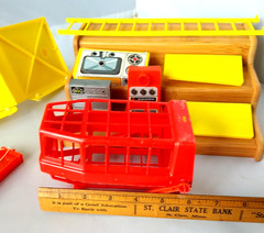 Mattel Big Jim Sky Commander Replacement Parts Crane Basket Table Ladder Vtg 12