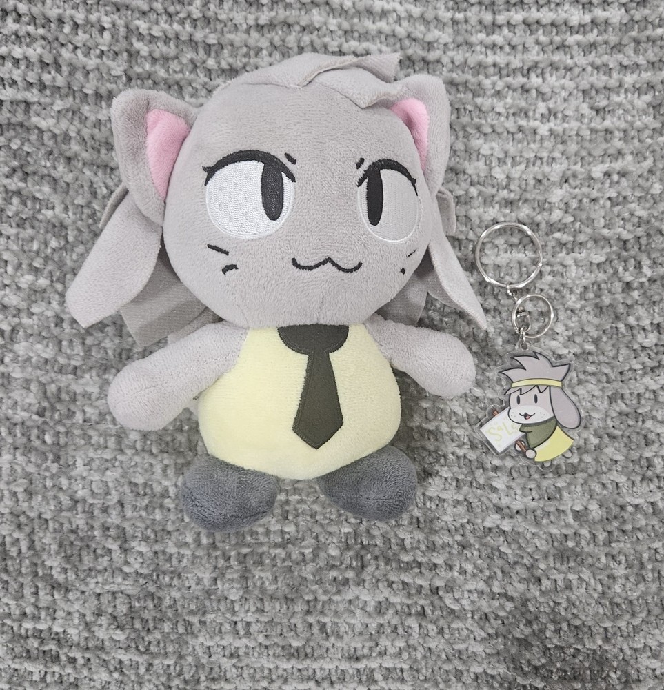 ROBLOX Tower Heroes Plushie Lemonade Cat + Discount Dog Keychain