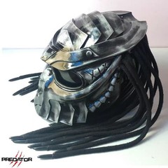 Predator Motorcycle Helmet Full Face Head Alien Hunter Graphic Racing Gear Gift