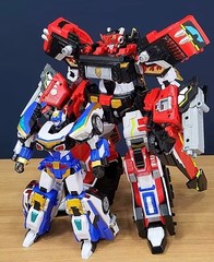 Metal Cardbot W Grand Blue Leon BLAION & BLUE COP W Transforming Robot Set 2025