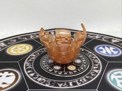 Bakugan Battle Brawlers B2 Pyrus (Subterra)Translucent Laserman VHTF