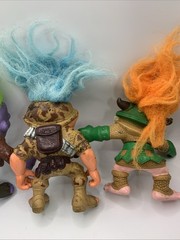 Battle Trolls lot of 3 Hasbro 1992 Battle trolls Military Frankenstein Viking