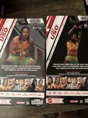 WWE Elite Collection The Usos Jimmy & Jey Uso Figures w/ Debuting Attire