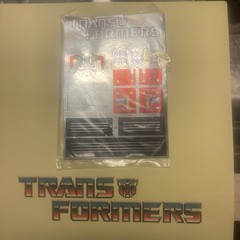 Sealed Transformers G1 MEGATRON STICKER SHEET & INSERT. EXTREMELY RARE