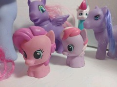 Lot Of My Little Pony Figures Various Sizes 1 Pez & Others Everything Pictured