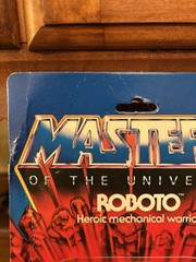 1984 Roboto MOTU VINTAGE MOC NEW- Masters of the Universe Has Bubble Lift Read