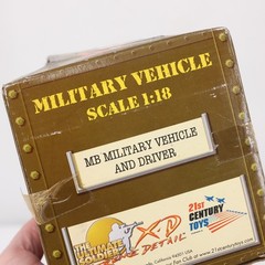 The Ultimate Soldier Xtreme Detail MB Military Jeep & Driver 1:18 Scale 10140
